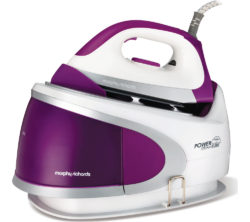 MORPHY RICHARDS Power Steam Elite 330018 Steam Generator Iron - Plum & White